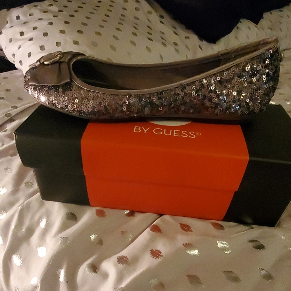 G by Guess sequin flats size 8
